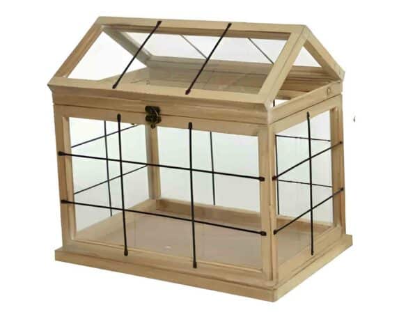 Serra Naturale Medium 39,5x26x38,5cm in Legno e Ferro – Kaemingk