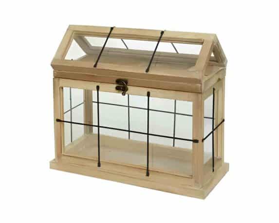 Serra Naturale Small 33×18,5×31,5cm in Legno e Ferro – Kaemingk