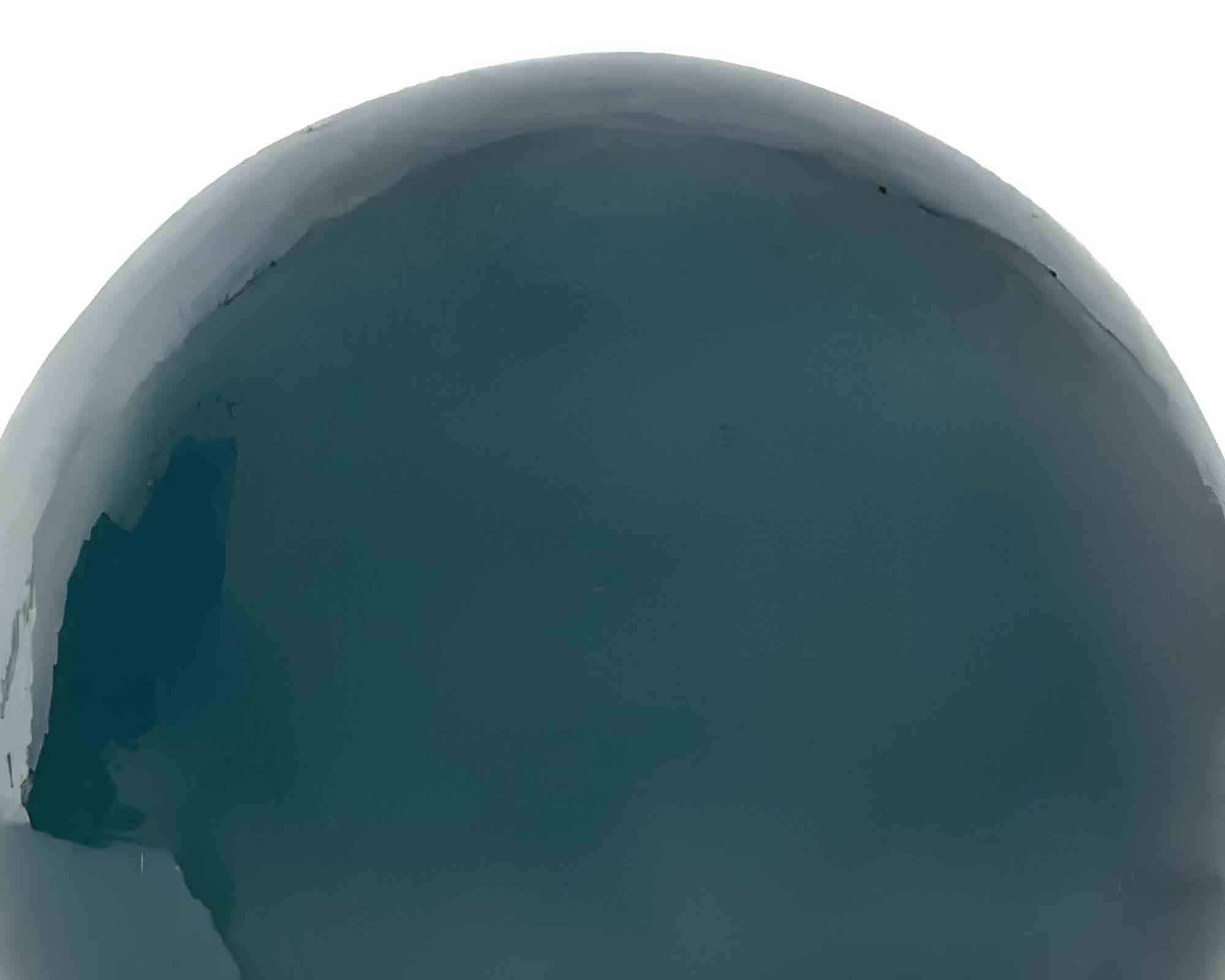 Decorazione Palla Smaltata Blu D40cm in Terracotta - Kaemingk - immagine 2