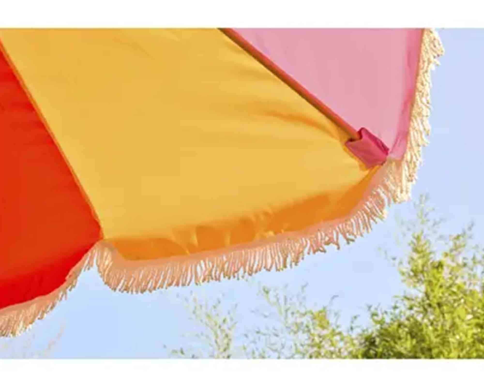 Ombrellone a Palo Centrale Multicolor D270cm in Ferro e Poliestere - Kaemingk - immagine 7