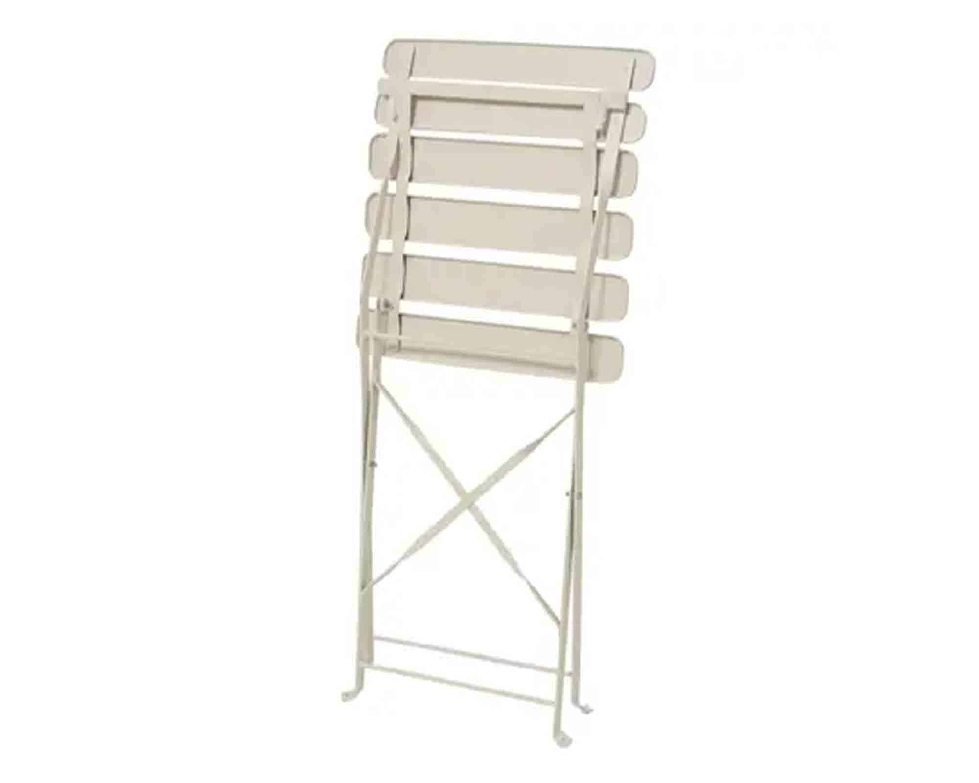 Set Bistrot Helsingborg da Esterno Tavolo + 2 Sedie Bianco 60x60x71cm in Acciaio - Kaemingk - immagine 4