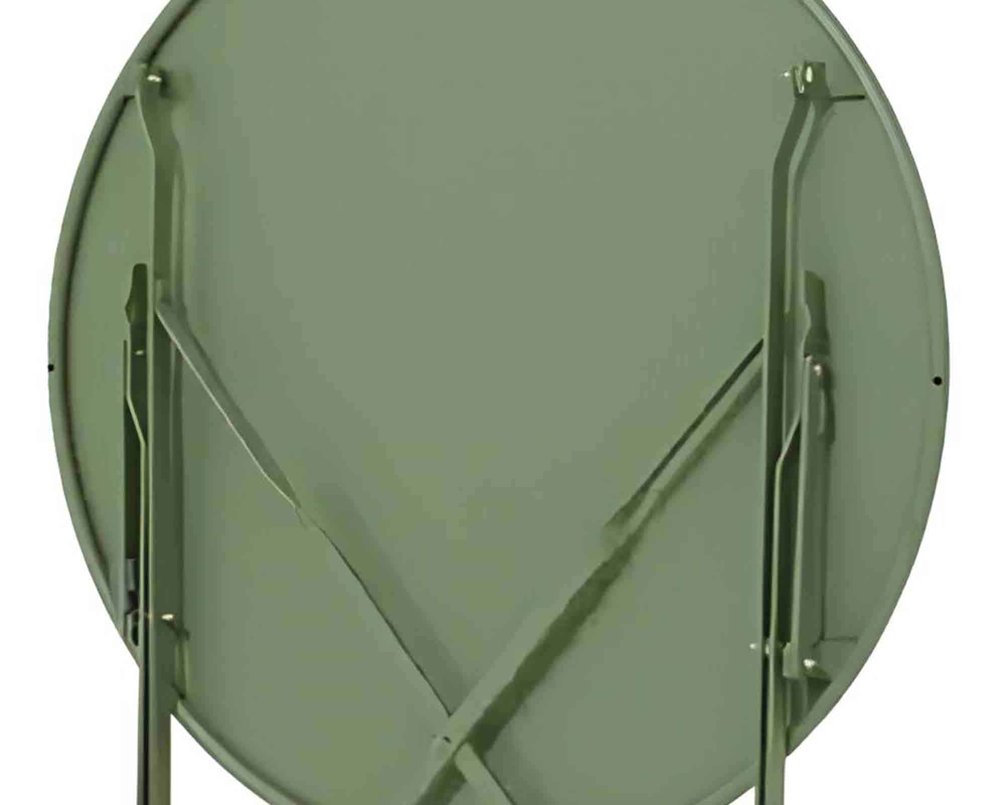 Set Bistrot Helsingborg da Esterno Tavolo + 2 Sedie Verde 60x60x71cm in Acciaio - Kaemingk - immagine 6