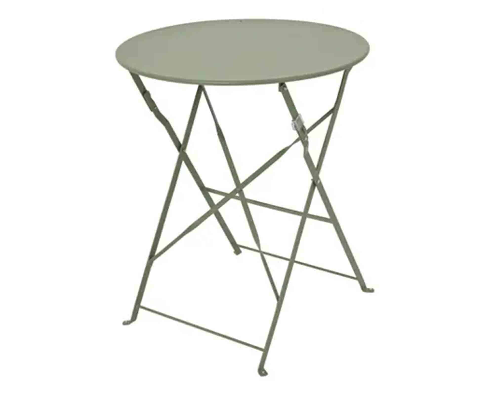 Set Bistrot Helsingborg da Esterno Tavolo + 2 Sedie Verde 60x60x71cm in Acciaio - Kaemingk - immagine 3