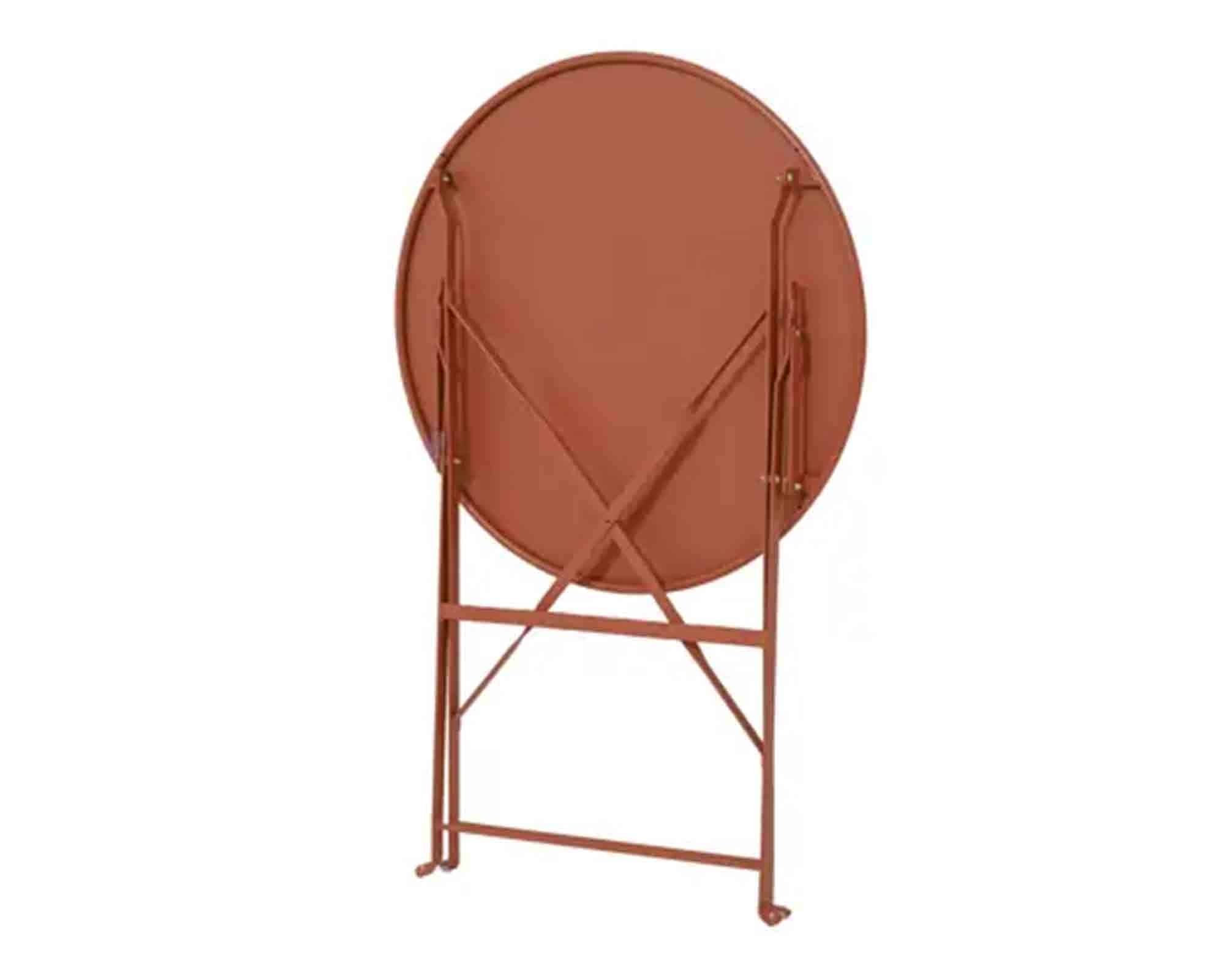 Set Bistrot Helsingborg da Esterno Tavolo + 2 Sedie Terra 60x60x71cm in Acciaio - Kaemingk - immagine 5