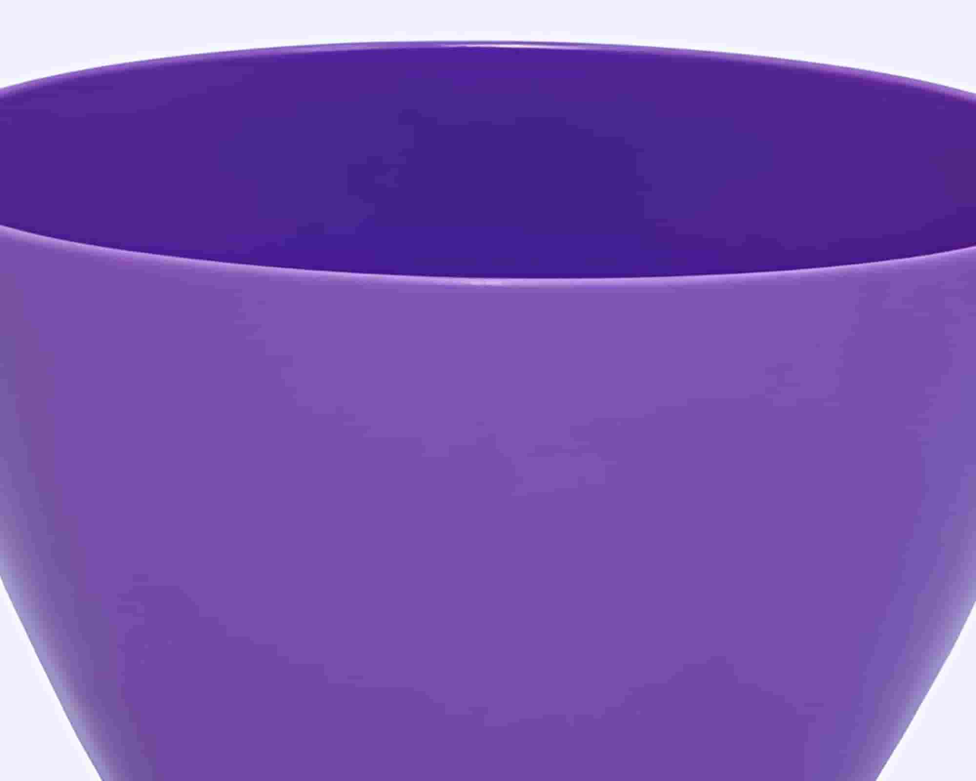 Cachepot Ciotola Living Ovale Indoor Viola 35cm in Plastica - Veca - immagine 2