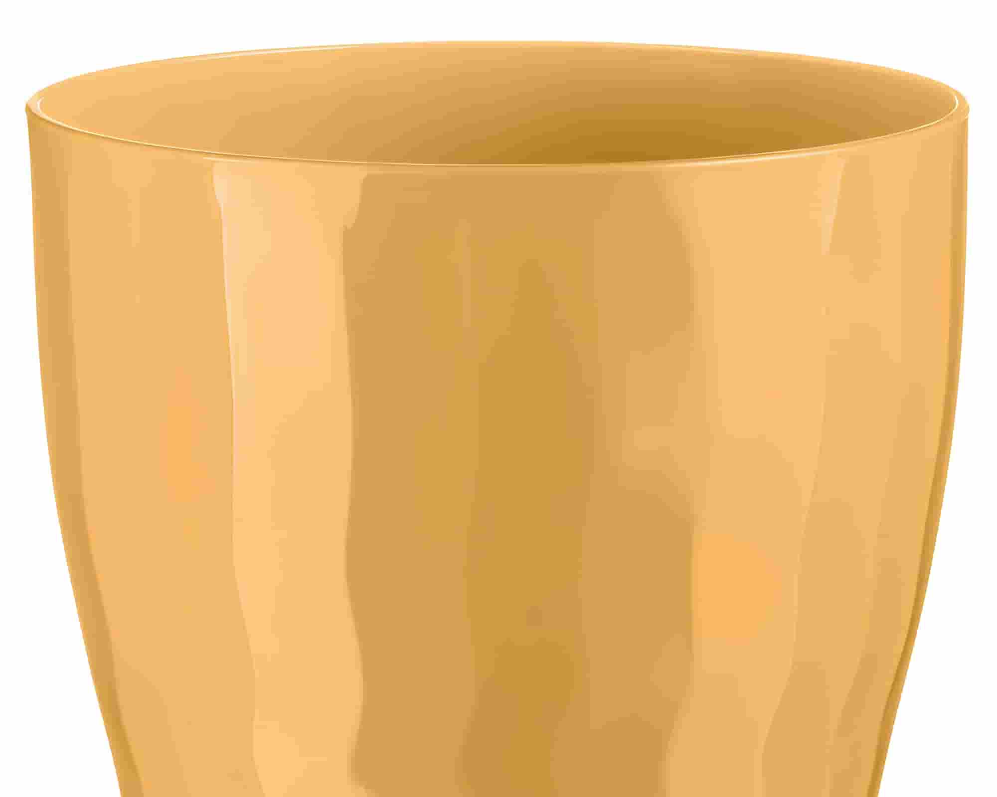 Vaso B-Living Indoor Giallo D15cm in Plastica - Veca - immagine 2