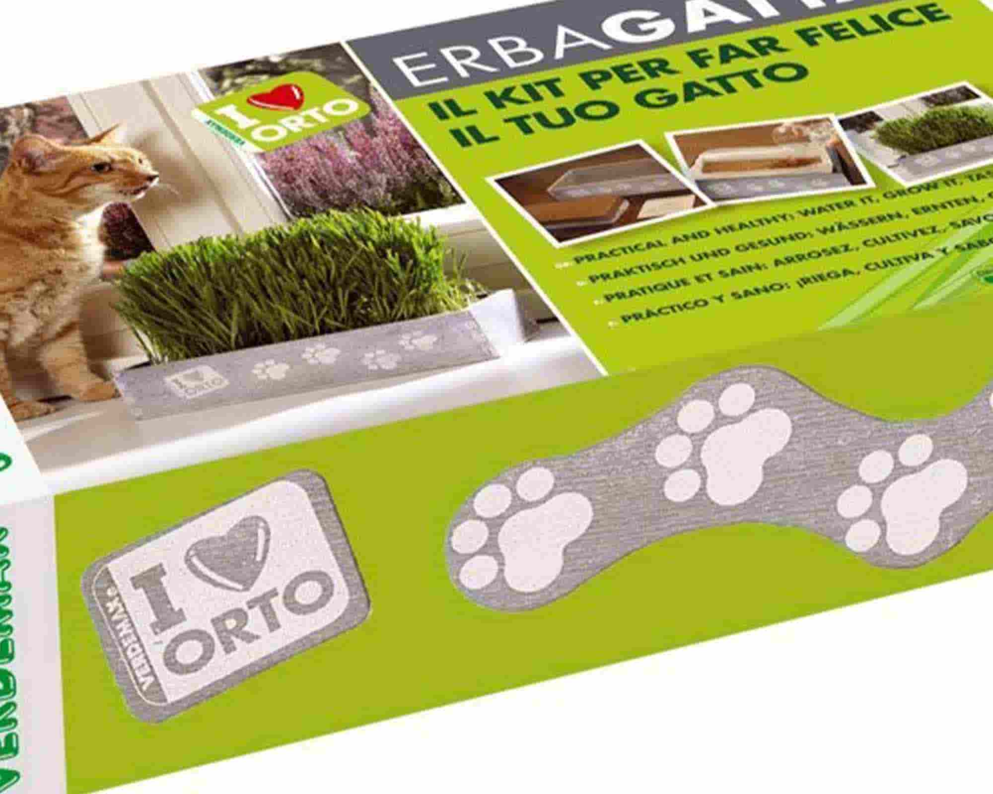 Cassetta Erba Gatta 23x14x6cm in Fibra di Cocco - VerdeMax - immagine 2