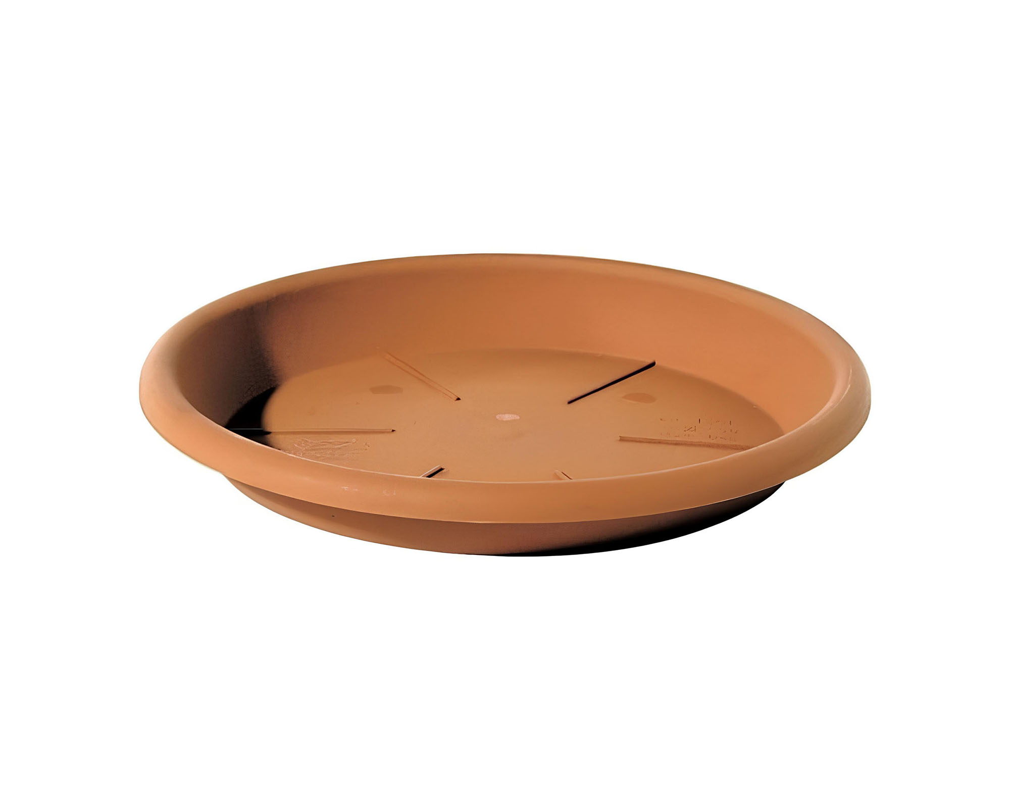 Sottovaso Eolo Terracotta D15cm in Plastica - Telcom