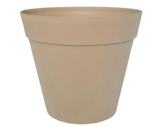 Vaso Conico Chicago Tortora D25cm in Plastica – Telcom