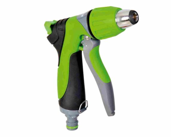 Pistola a Spruzzo Regolabile 14x4x21cm in Metallo – VerdeMax