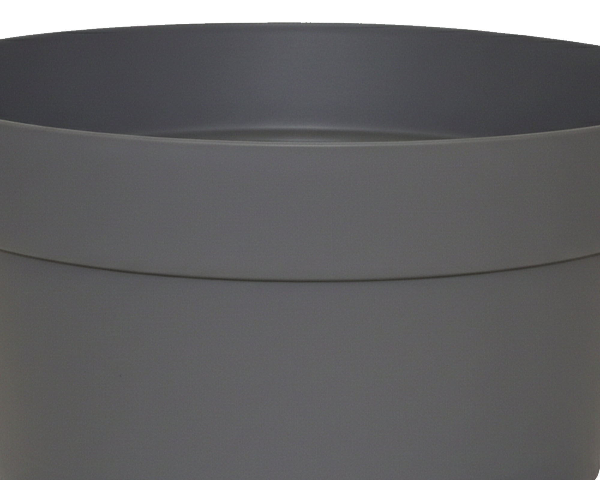 Cachepot Ciotola con Sottovaso Texas Smoke 25cm in Plastica - immagine 2