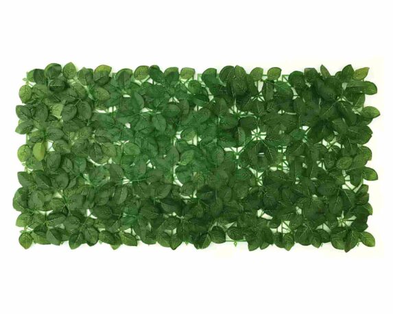 Pannello di Pianta Sintetico Green Leaf 100x50cm in Plastica – VerdeMax