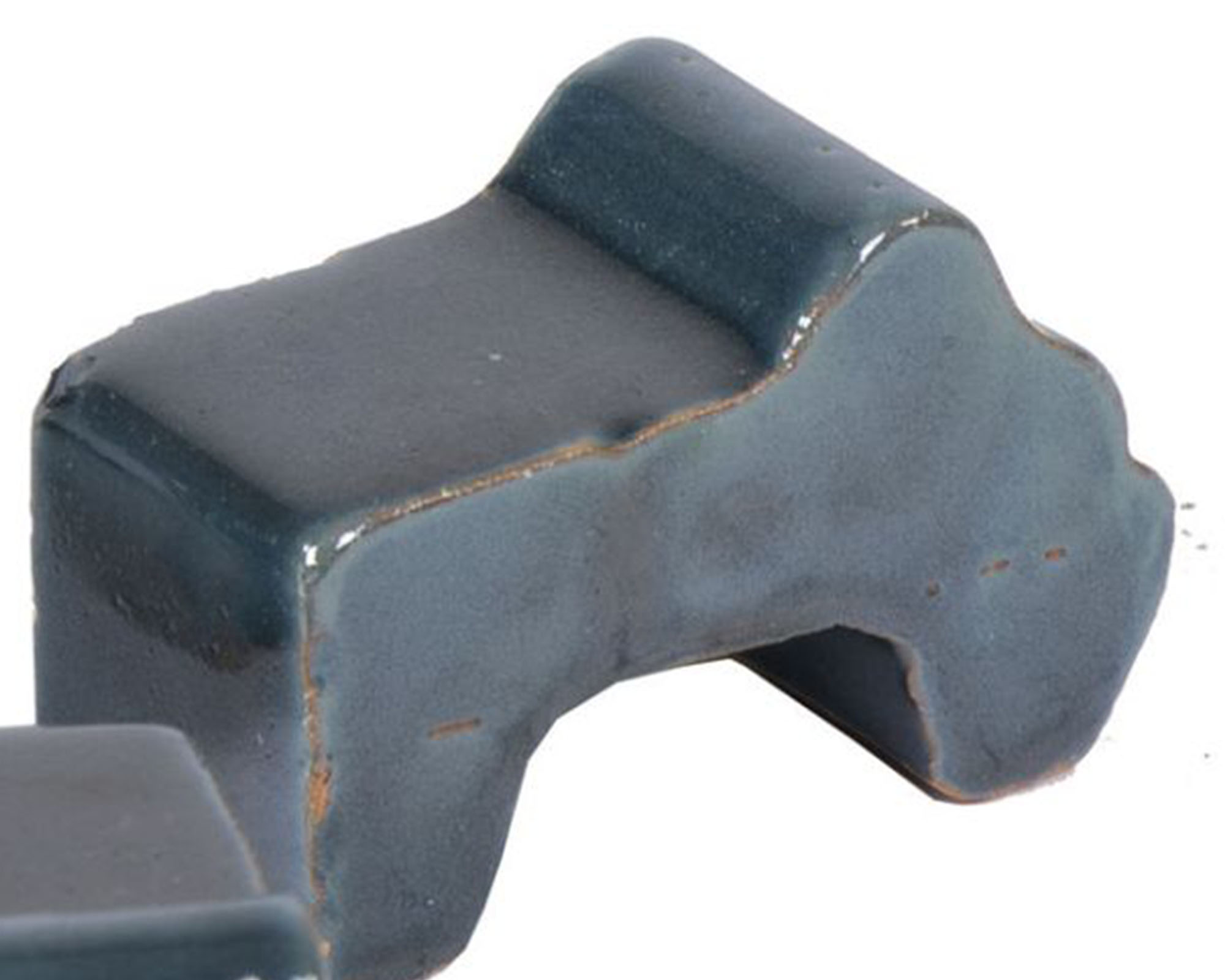 Set 3 Pz Piedini per Cachepot Celadon 5,5x3cm in Ceramica - Mega Collections - immagine 2