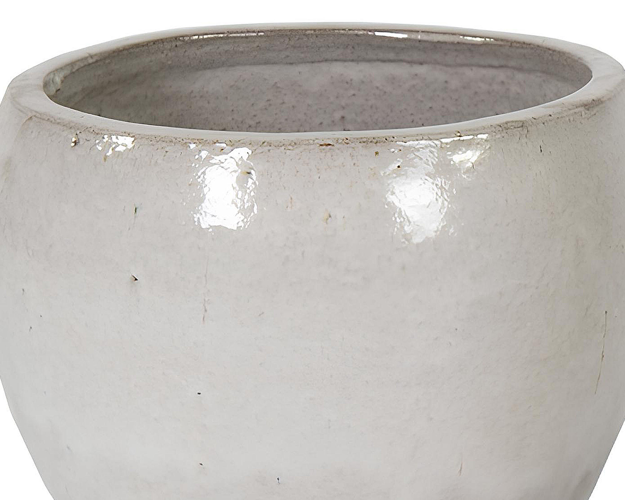Cachepot Glazed Pot Bowl Celadon Smaltato S D27x18cm in Ceramica - Mega Collections - immagine 2