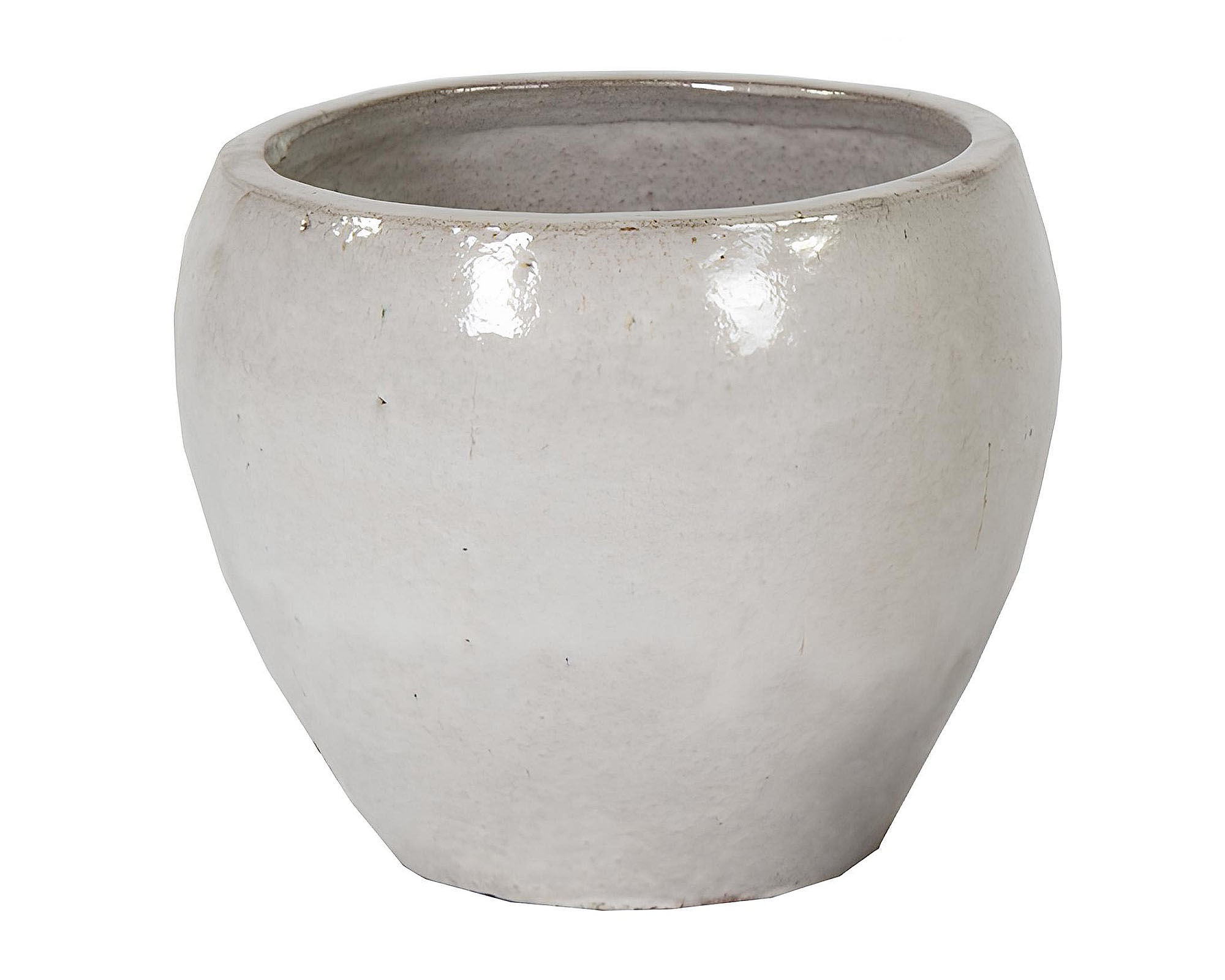Cachepot Glazed Pot Bowl Celadon Smaltato S D27x18cm in Ceramica - Mega Collections