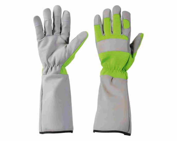 Guanto con Manichetta Grigio Verde Taglia L in Tessuto – VerdeMax