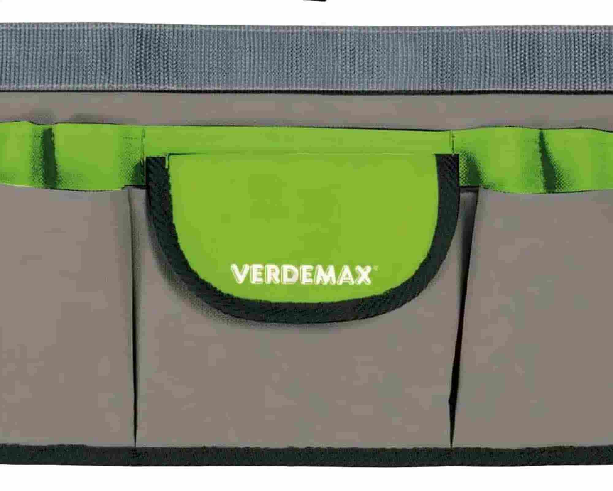Marsupio Porta Attrezzi con Tasche e Cintura in Tessuto e Plastica – VerdeMax - immagine 2