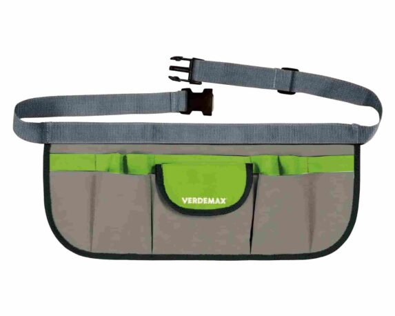 Marsupio Porta Attrezzi con Tasche e Cintura in Tessuto e Plastica – VerdeMax