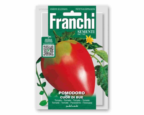 Semi di Pomodoro Cuor di Bue Orto Doppia Bustina – Franchi sementi