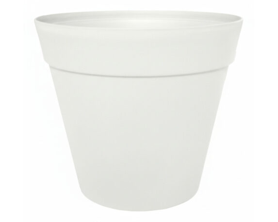 Vaso Conico Chicago Bianco D35cm in Plastica – Telcom