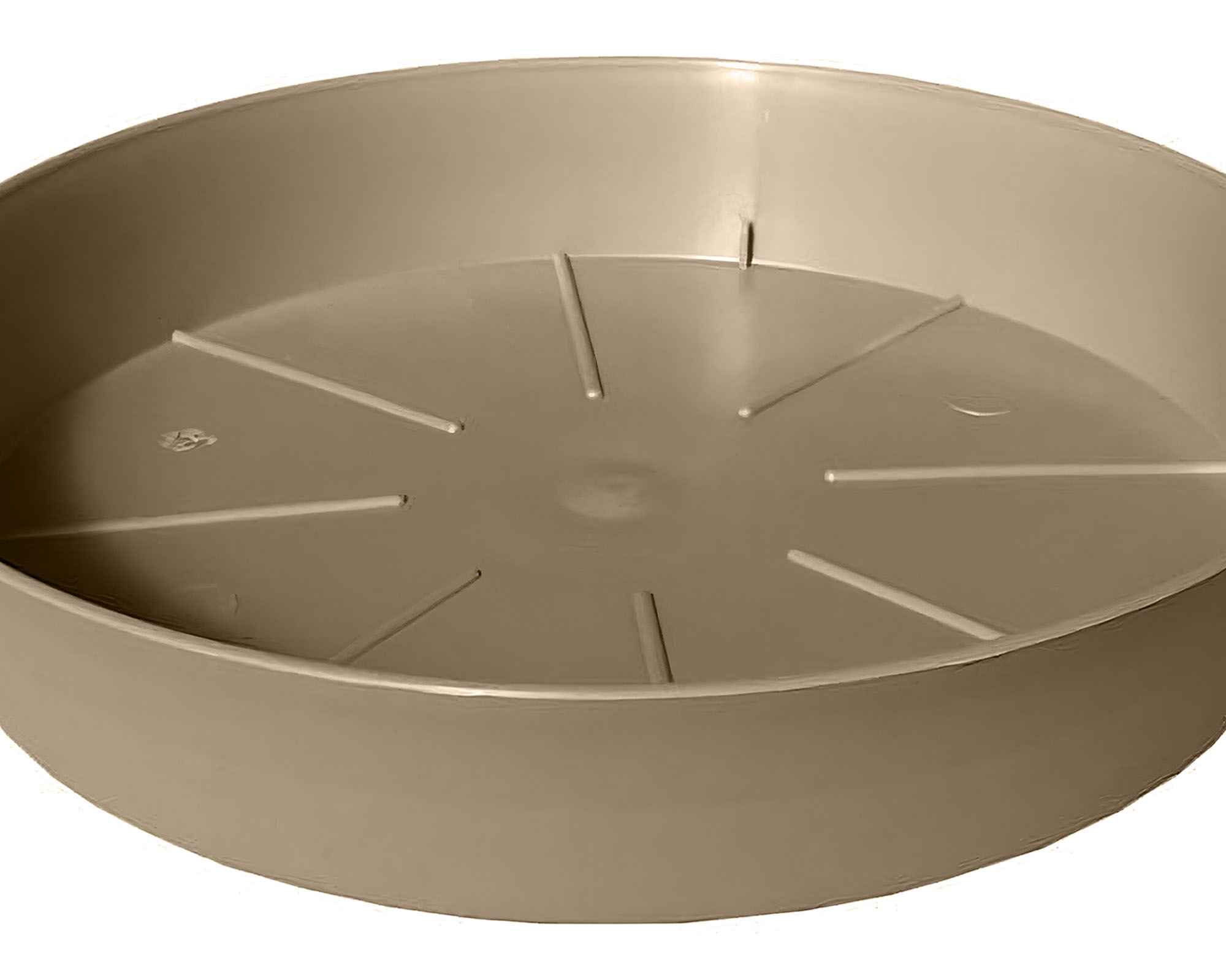 Sottovaso Memphis Tortora D25cm in Plastica - Telcom - immagine 2