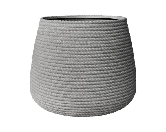 Cachepot Conico Bali Concord Polvere 20cm in Plastica