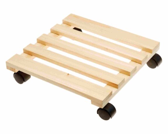 Trolley Quadrato 35x35cm in Legno – VerdeMax