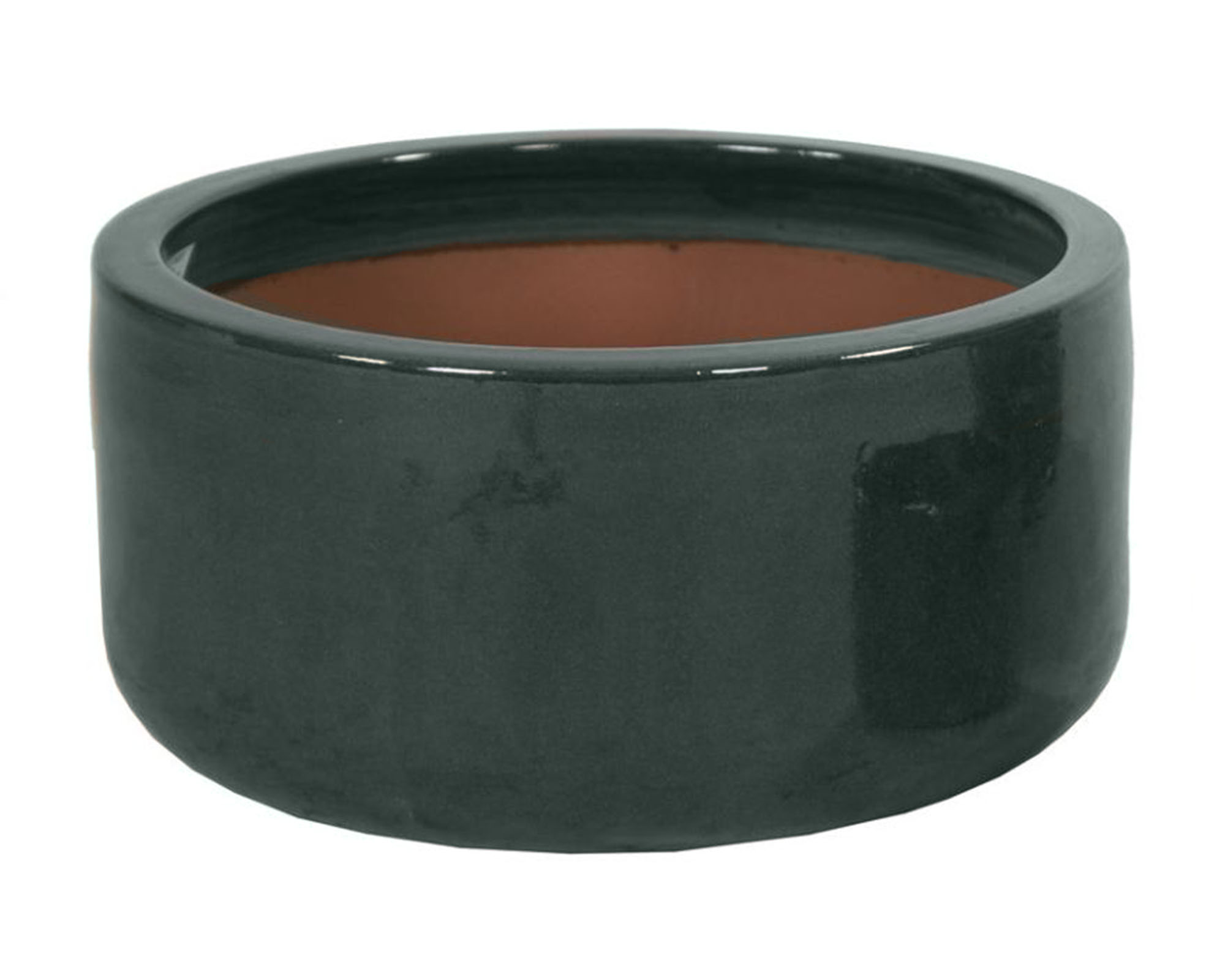 Ciotola Moss Smaltata Verde Piccola D21x10cm in Ceramica - Mega Collections