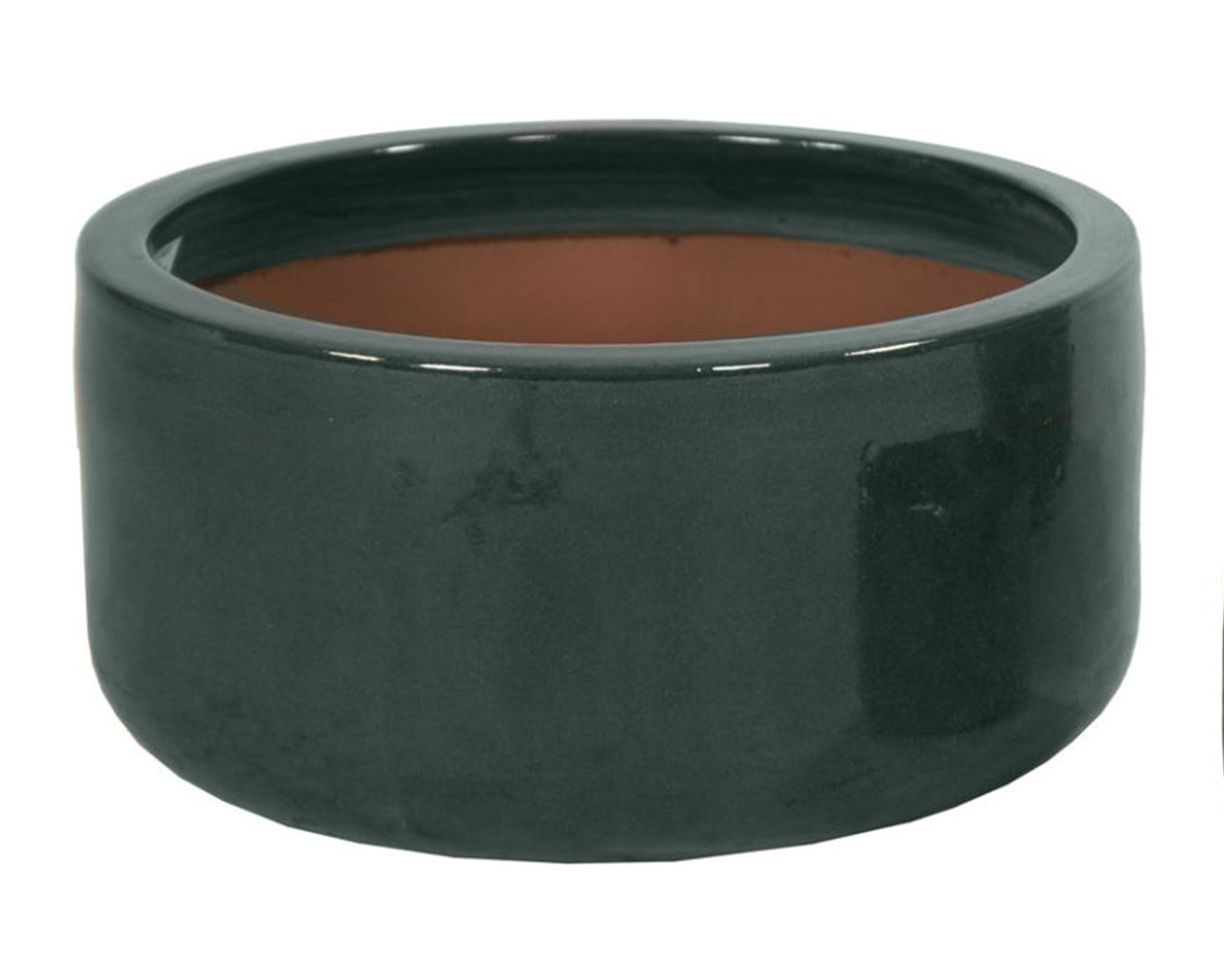 Ciotola Moss Smaltata Verde Media D31x15cm in Ceramica - Mega Collections