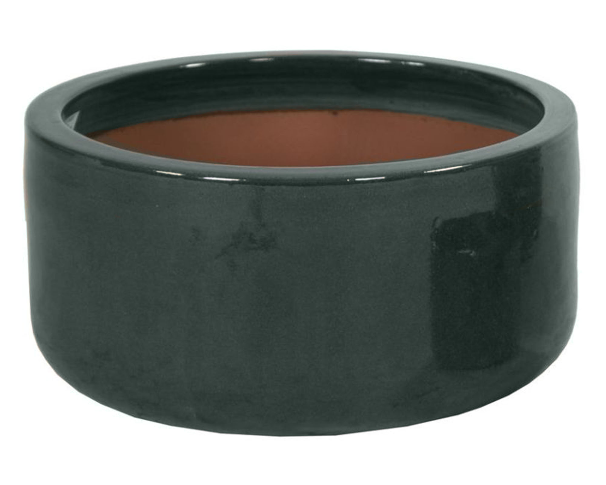 Ciotola Moss Smaltata Verde Grande D38x20cm in Ceramica - Mega Collections