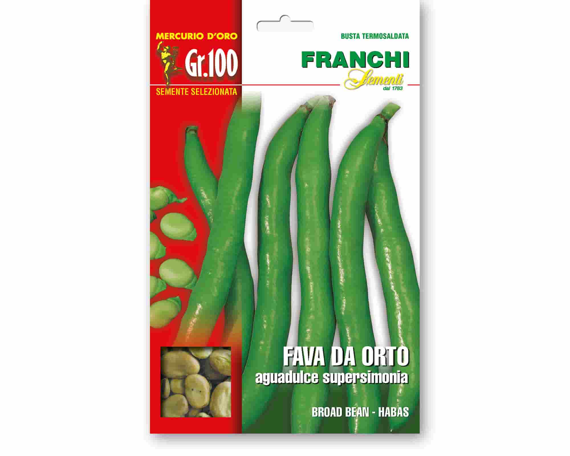 Semi di Fava Aguadulce Supersimonia - Franchi sementi