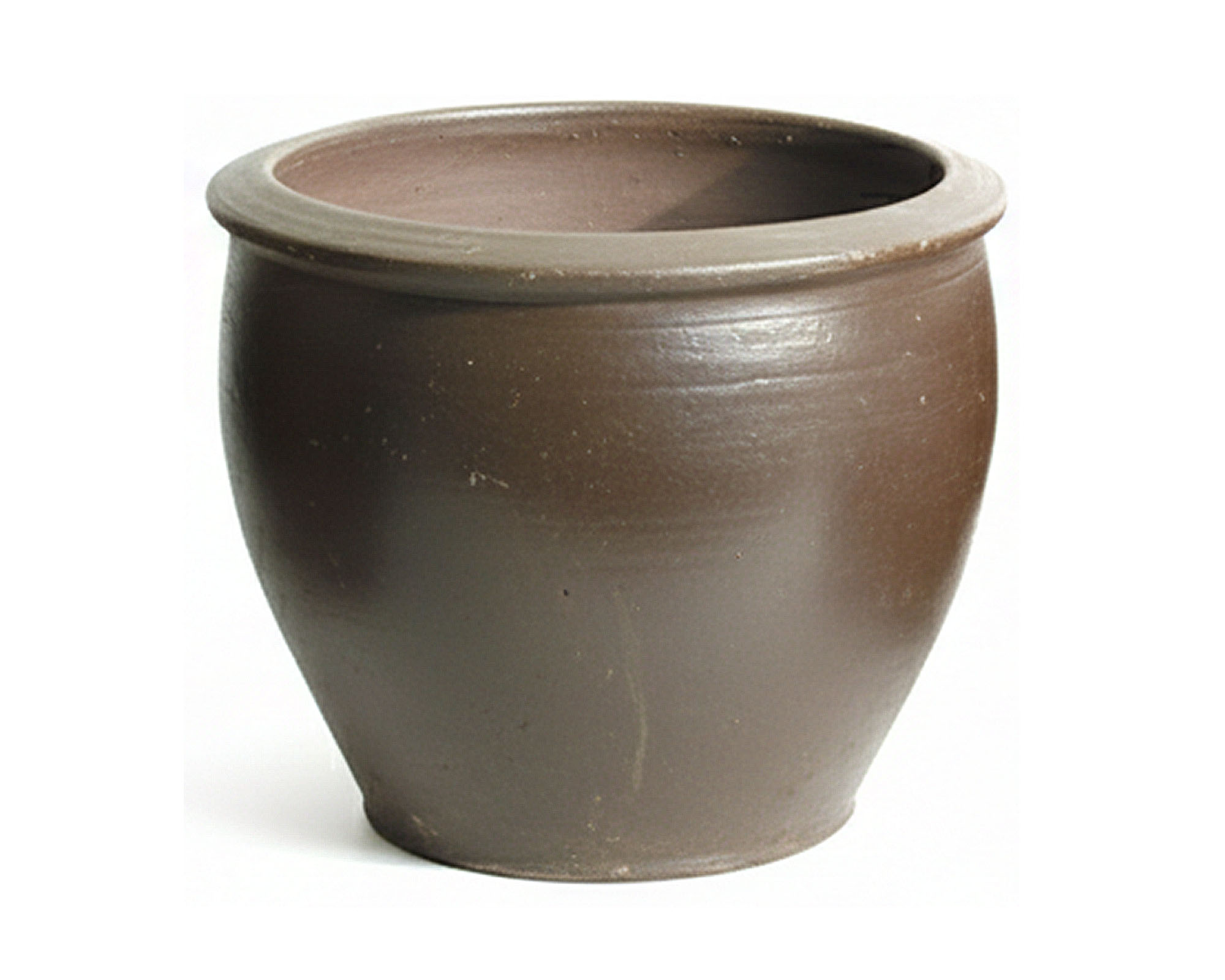 Cachepot Campana Terza Misura Marrone D32x26cm in Argilla - Mega Collections