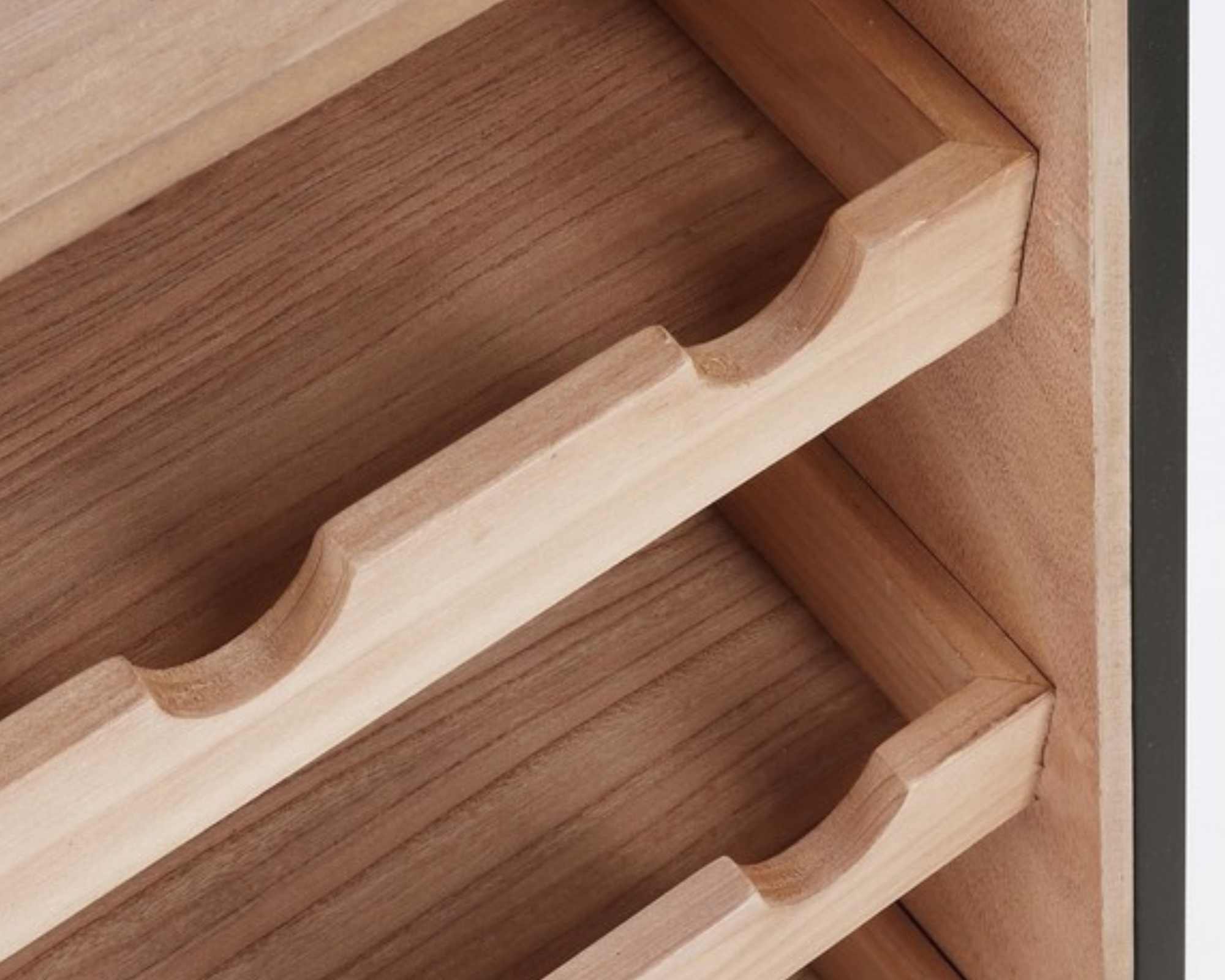 Mobile Portabottiglie con 12 Piani Isaac Nero 51x30x91cm in Acciaio e MDF - Bizzotto - immagine 6