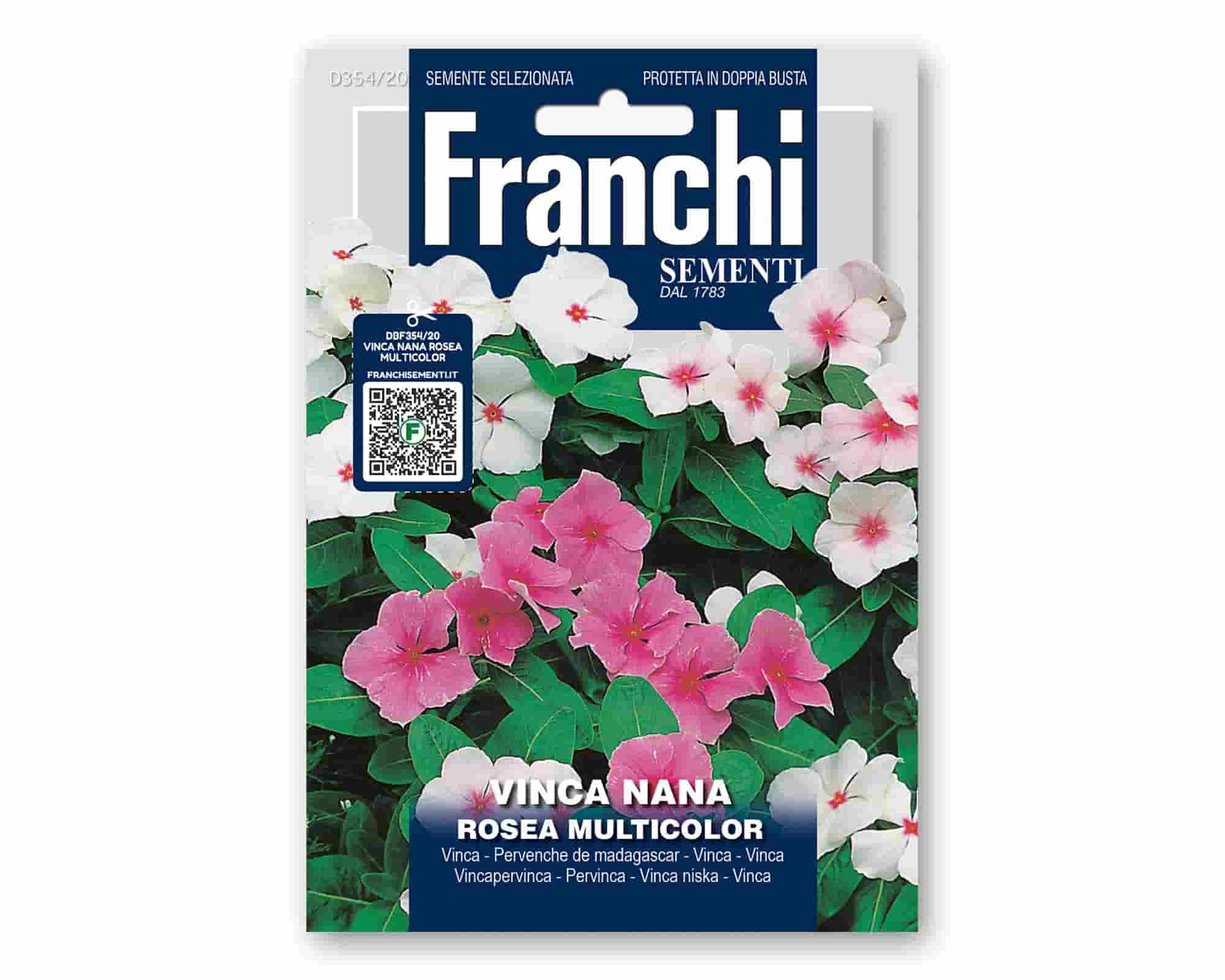 Semi di Vinca Rosea Mix - Franchi sementi