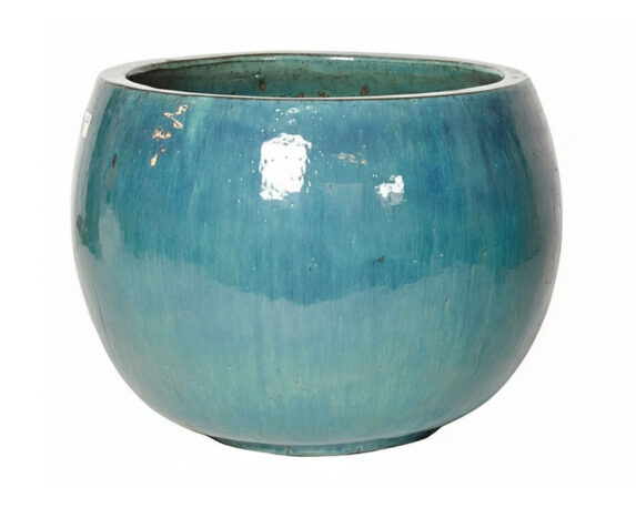 Cachepot Glazed Pot Bowl Celadon Smaltato S D27x18cm in Ceramica – Mega Collections