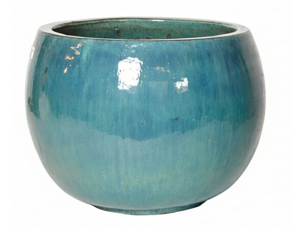 Cachepot Glazed Pot Bowl Celadon Smaltato M D37x28cm in Ceramica – Mega Collections