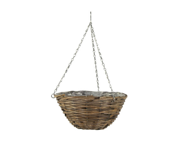 Cesta Porta Piante Cubu Hanging Basket D35x16cm in Rattan – Mega Collections