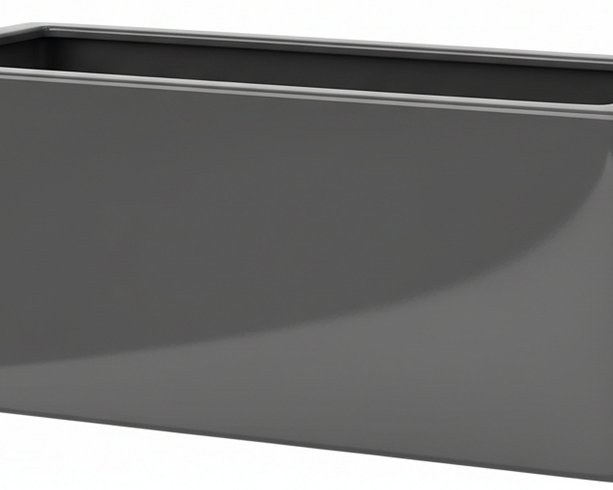 Cassetta Bassa Matelica Smoke 78x35x31cm in Plastica - immagine 2