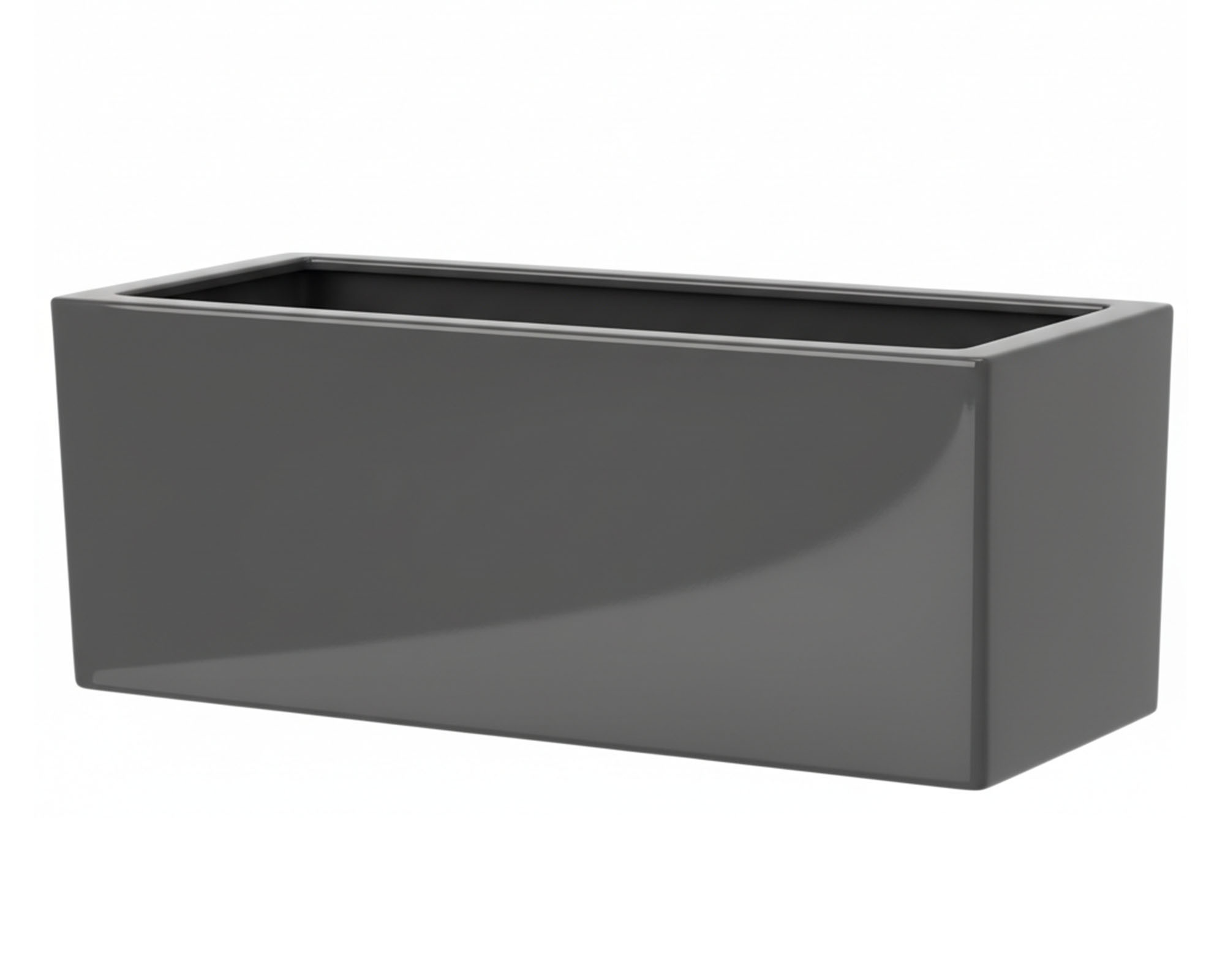 Cassetta Bassa Matelica Smoke 78x35x31cm in Plastica