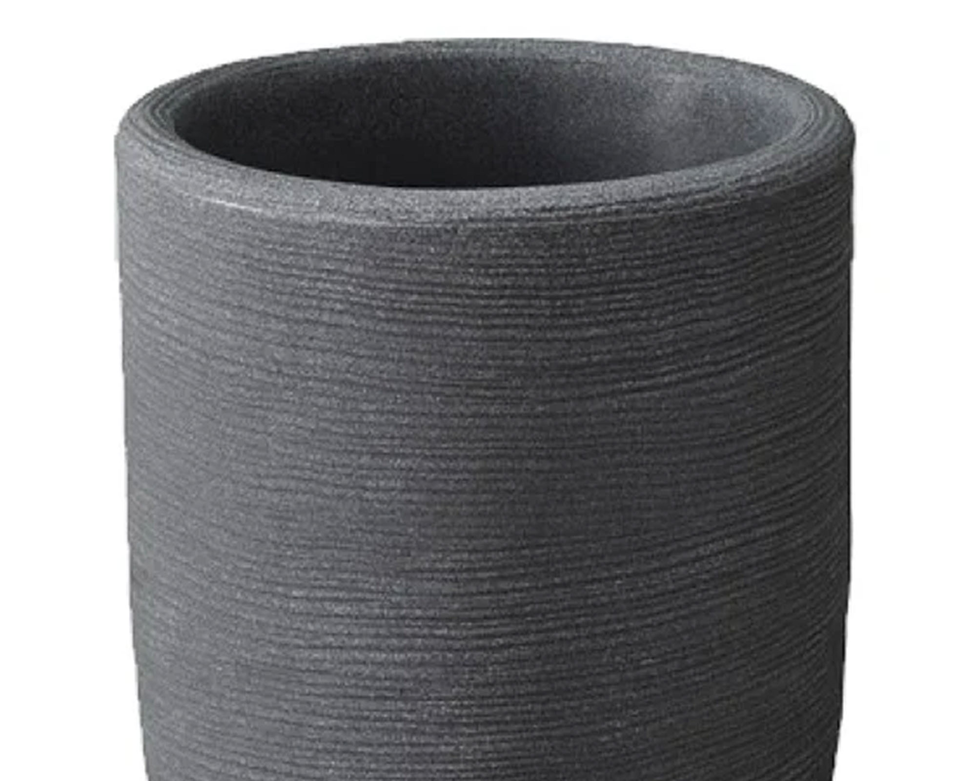 Cachepot Tronco Conico Alto Shabby Ghisa D40x70cm in Plastica - Telcom - immagine 2