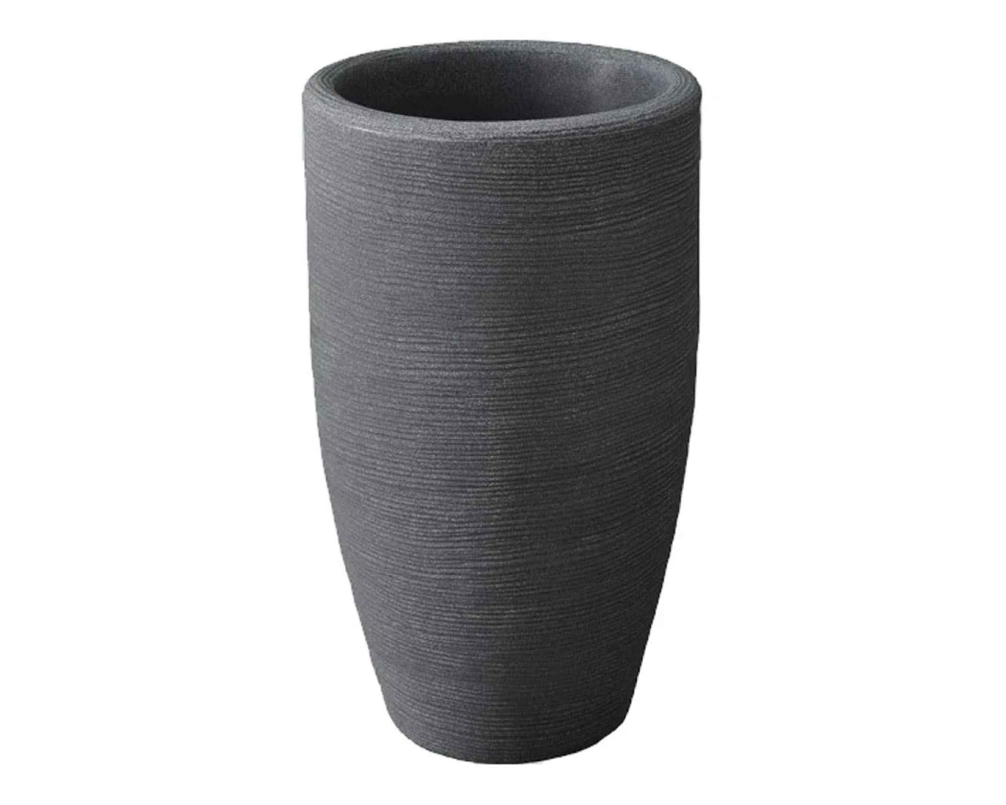 Cachepot Tronco Conico Alto Shabby Ghisa D40x70cm in Plastica - Telcom