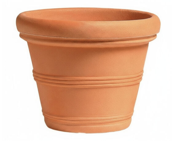 Vaso Jesolo Campana Terracotta D60cm in Plastica – Telcom