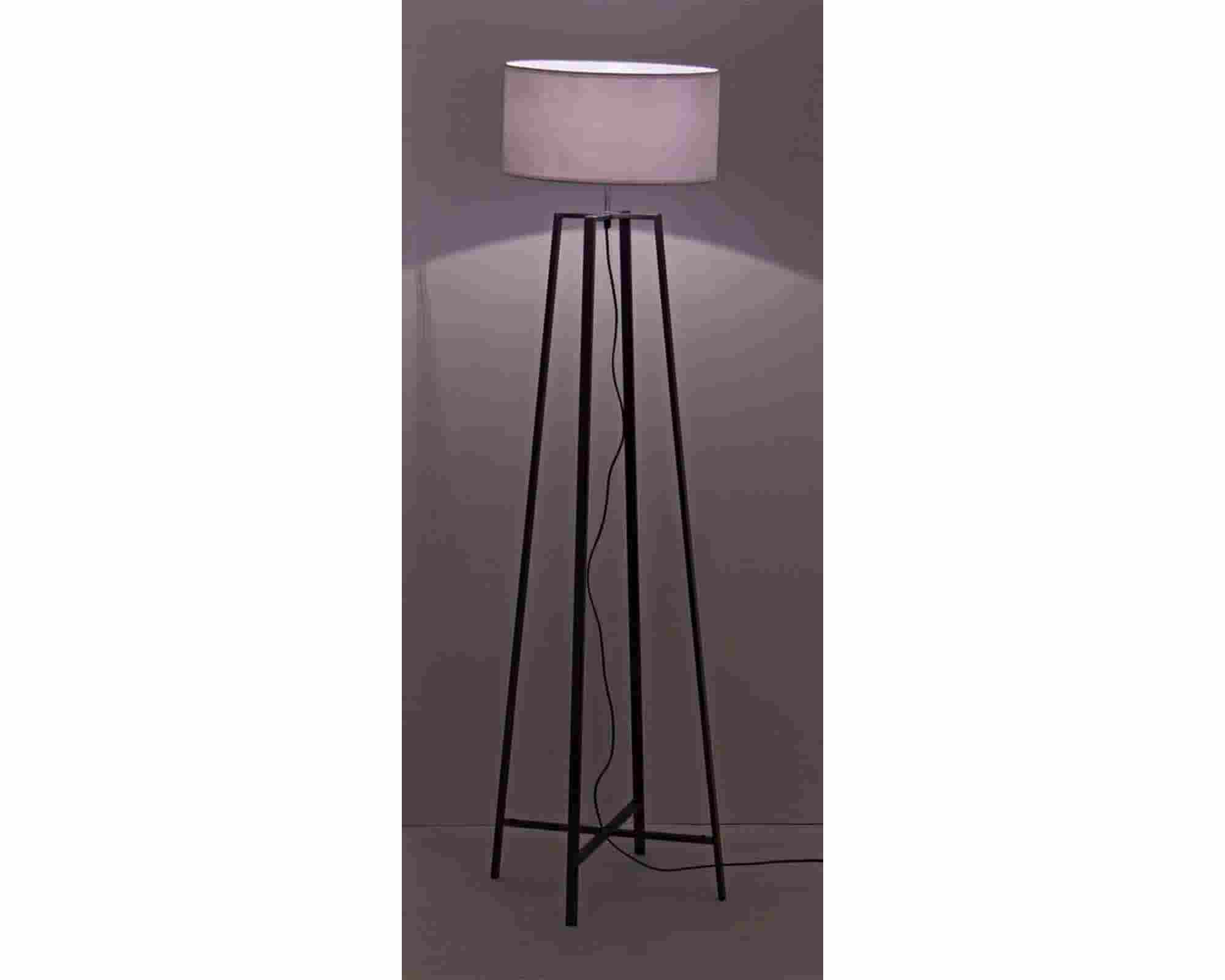 Piantana Mathis Grigio Anticato 156cm in Metallo - Bizzotto - immagine 3