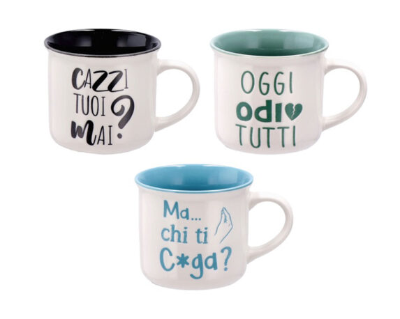 Tazza New Bone China Assortito 175ml in Porcellana