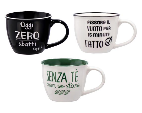 Tazza New Bone China Assortito 220ml in Porcellana