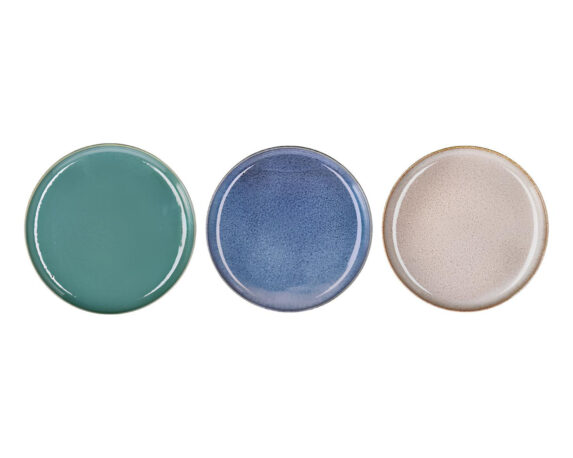 Piatto Piano Wirrtz Moderno e Elegante Assortito D28,5x3cm in Ceramica