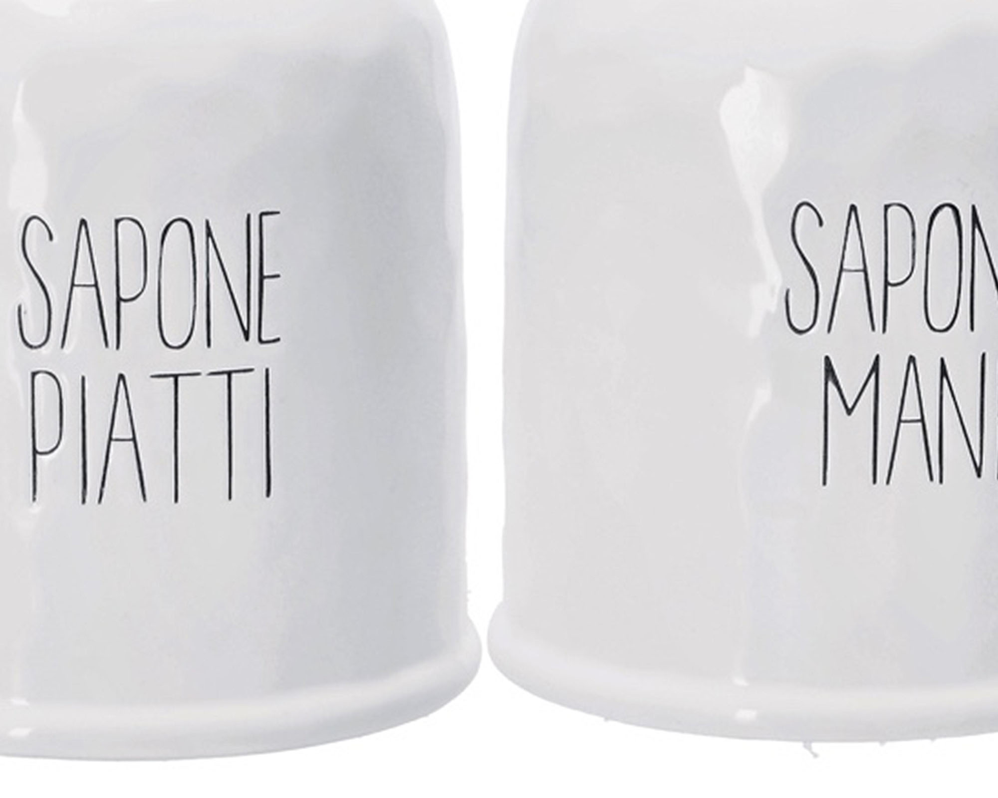 Dispenser Assortito Bianco 11,5x19cm in Ceramica - immagine 2