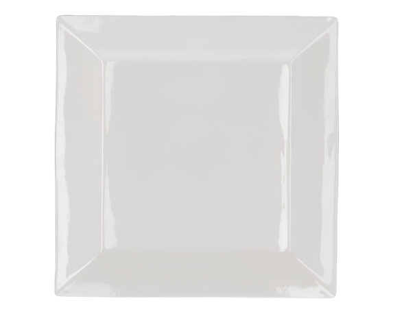 Piatto Quadrato Bianco 30x30cm in Porcellana