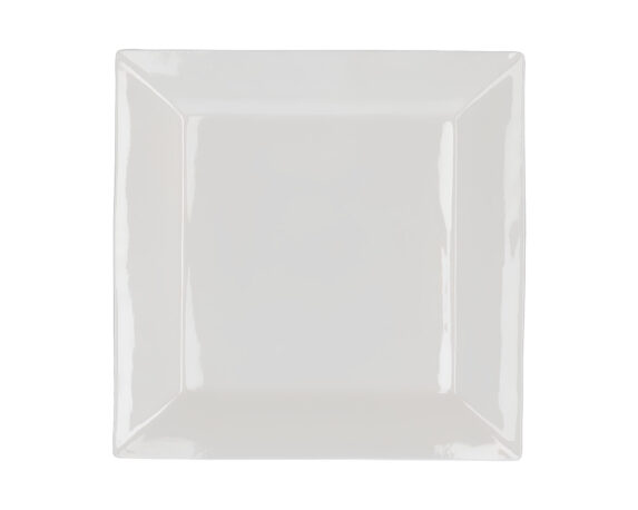 Piatto Quadrato Bianco 20,5×20,5cm in Porcellana
