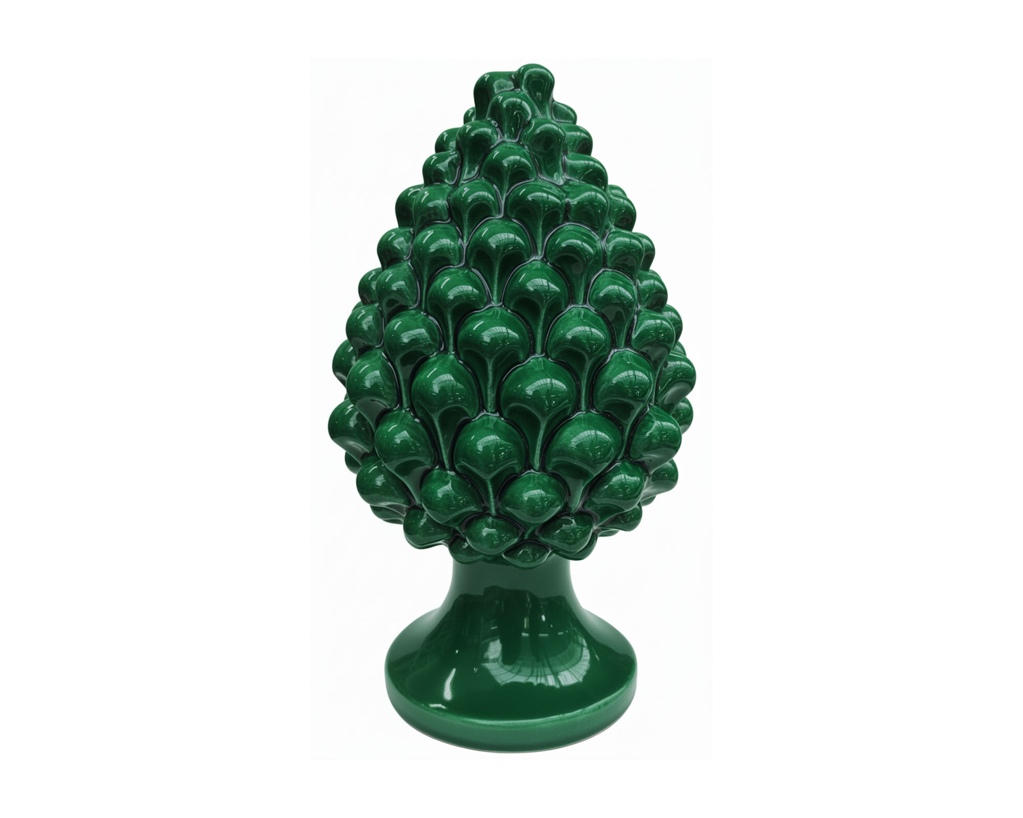 Pigna Decorativo Monocolore 20cm in Ceramica - immagine 3